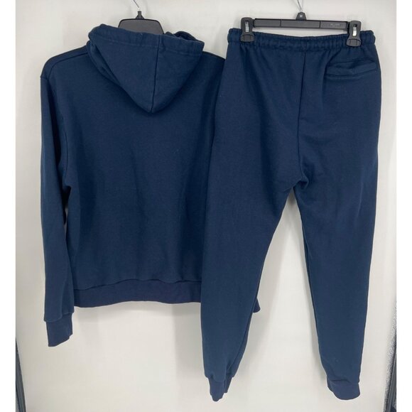 Sneakgallery Unisex Sweatsuit Size Medium GOAT Blue Hoodie and Sweatpants Fleece - Picture 5 of 5